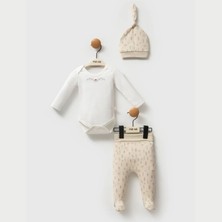 Belle Fusion Mey Ithalat®   Kokina Şapka Body Pantolon MNB5334 Bej