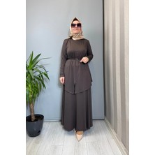 Almarwah Kemer Detaylı Takım Kahve 202968