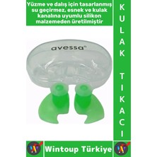 Wintoup #kulaktıkacı Konforlu Esnek Su Geçirmez Gürültü Önleyen Havuz Deniz Dalış Yüzme Silikon Kulak Tıkacı