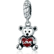 Fubena Love Yastıklı Ayıcık Sallantılı Charm