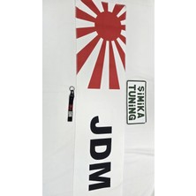 Şimika Jdm Otomobil Torpido Havlusu Araç Göğüs Halısı Üniversal 1.kalite Kaymaz (Anahtarlık Hediyeli)