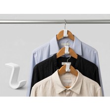 Karerca Askı Çoğaltma Aparatı 5 Adet Dolap Içi Askı Uzatma Elbise Pantalon Gömlek Kravat Askısı Organizer