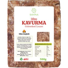 Sayina Natürel Hakiki Rize Dana Kavurma Odun Ateşinde - Vakumlu Paket 500 gr