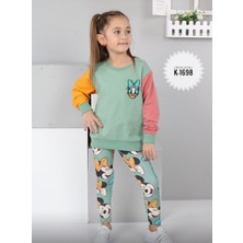 Gny Giyim Kız Çocuk Taytlı Alt Üst Takım