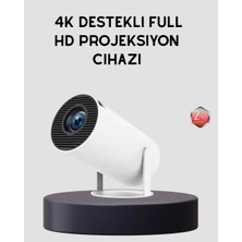 Midas Toptan Home Ev Sineması Projeksiyon Cihazı – 160 Ansı Lümen, 4K Uyumlu ve Kablosuz Görüntü Aktarımı