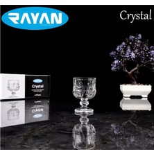 Just Cheap Store Rayan Crystal 6'lı Kahve Yanı Bardak