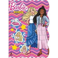Doğan Çocuk Barbie Bol Bol Boya - Bol Bol Yapıştır Boyama Kitabı - Çıkartma Hediyeli!