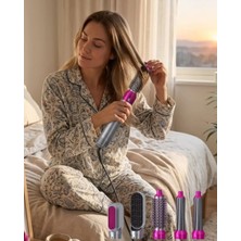Midas Toptan Home 5 Parçalı Saç Şekillendirme Seti Isı Kontrollü Kolay Kullanım ve Hızlı Sonuç