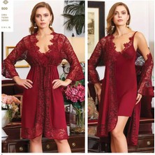 800 Bordo Koton Kısa 6'lı Set Takım