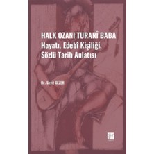 Gazi Kitabevi Halk Ozanı Turani Baba