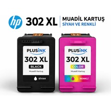 HP 302XL Siyah ve Renkli Muadil Kartuş Yüksek Kapasitelidir %100 Çalışır