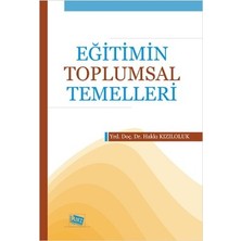 Anı Yayıncılık Eğitimin Toplumsal Temelleri