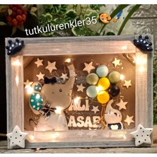 Tutkulu Renkler 40 Kırk Uçurma Sepeti/Baby shower /Bebek Hediyelik /teyze Sepeti/hala Sepeti/Yeni doğan bebek sepeti
