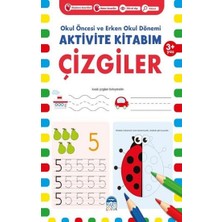 Martı Çocuk Yayınları Çizgiler 3+ Yaş - Okul Öncesi ve Erken Okul Dönemi Aktivite Kitabım