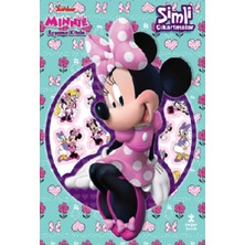 Doğan Çocuk Disney Minnie Simli Çıkartmalarla Boyama