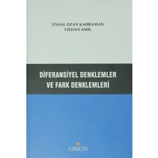 Orion Kitabevi Diferansiyel Denklemler ve Fark Denklemleri