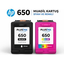 HP 650 Siyah ve Renkli Muadil Karuş %100 Çalışır