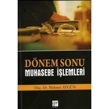 Gazi Kitabevi Dönem Sonu Muhasebe Işlemleri