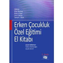 Anı Yayıncılık Erken Çocukluk Özel Eğitimi El Kitabı