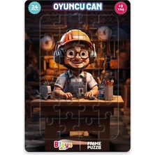 BTOYS KIDS 24 PARÇA PUZZLE OYUNCU CAN