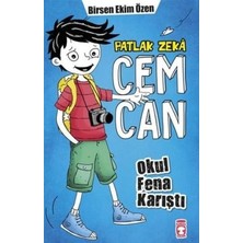 Timaş Çocuk Patlak Zeka Cemcan - Okul Fena Karıştı (Fleksi Cilt)
