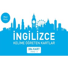 Mavi Kelebek Yayınları Ingilizce Kelime Öğreten Kartlar Mavi Kutu (Sharp-Z)