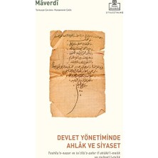 Devlet Yönetiminde Ahlak ve Siyaset