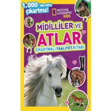 Beta Kids National Geographic Kids Midilliler ve Atlar Çıkartmalı Faaliyet Kitabı