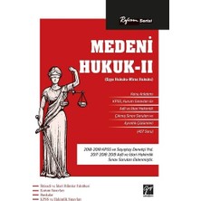 Gazi Kitabevi Reform Serisi Medeni Hukuk Iı