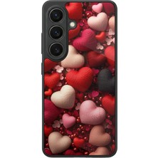 Aksel Kılıf Samsung Galaxy S26 Uyumlu Glossy Premium Mat Siyah Baskılı Silikon Kılıf