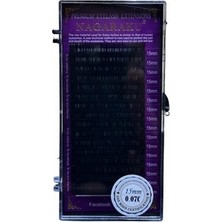 Nagaraku Ipek Kirpik 15MM 0.07C 7808