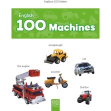 1001 Çiçek Kitaplar English 100 Machines – Ingilizce 100 Kelime