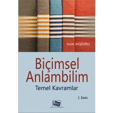 Anı Yayıncılık Biçimsel Anlambilim Temel Kavramlar