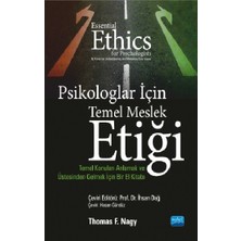 Nobel Akademik Yayıncılık Psikologlar Için Temel Meslek Etiği