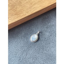 Aida Jewelss 925 Ayar Gümüş Sedef Taşlı Tasarım Gümüş Kolye Ucu