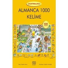 1001 Çiçek Kitaplar Çıkartmalarla Almanca 1000 Kelime Heather Amery 64 Sayfa Ciltsiz