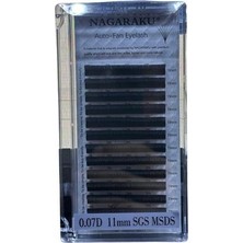 Nagaraku Ipek Kirpik 0.07D 11MM Sgs Msds LJ019