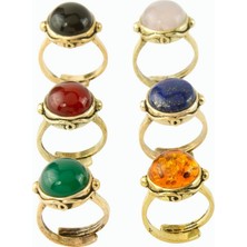 Zero Land Hnrlishp Yuvarlak Doğaltaşlı Otk Yüzük - Lapis