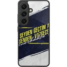 Aksel Kılıf Samsung Galaxy S26 Uyumlu Glossy Premium Mat Siyah Baskılı Silikon Kılıf
