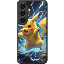 Aksel Kılıf Samsung Galaxy S26 Uyumlu Glossy Premium Mat Siyah Baskılı Silikon Kılıf