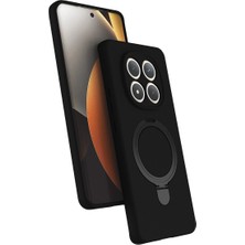 Eco Port Xiaomi Redmi Note 15 Pro 5g Regal Magsafe Standlı Kapak - Siyah