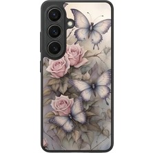 Aksel Kılıf Samsung Galaxy S26 Uyumlu Glossy Premium Mat Siyah Baskılı Silikon Kılıf