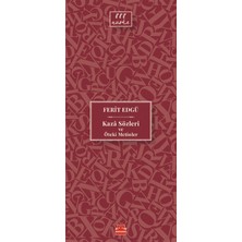 Kırmızı Kedi Yayınevi Kaza Sözleri ve Öteki Metinler - 888 Nüsha