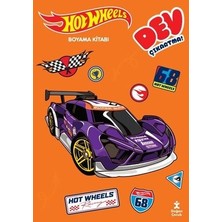 Doğan Çocuk Hot Wheels - Dev Çıkartmalı Boyama Kitabı