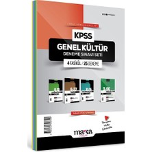 Marka Yayınları 2025 Kpss Genel Kültür Deneme Sınavı Seti 4 Fasikül 25 Deneme