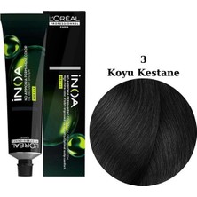 İnoa Inoa Tüp Boya 60Ml. 3 Koyu Kestane