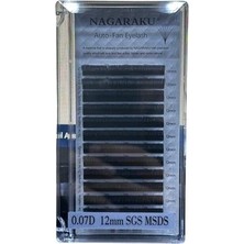Nagaraku Ipek Kirpik 0.07D 12MM Sgs Msds LJ019