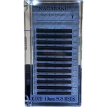 Nagaraku Ipek Kirpik 0.07D 10MM Sgs Msds LJ019