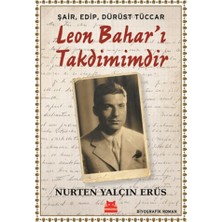 Kırmızı Kedi Yayınevi Şair, Edip, Dürüst Tüccar Leon Bahar’ı Takdimimdir
