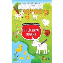 Bıcırık Yayınları Minik Ressam Iş Başında - Çiftlik Hayatı Boyama